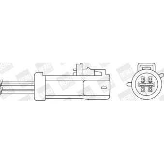 Sonde lambda BERU OZH176