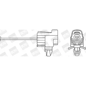 Sonde lambda BERU OZU012