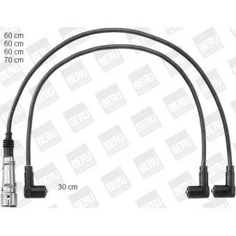 Kit de câbles d'allumage BERU PRO001