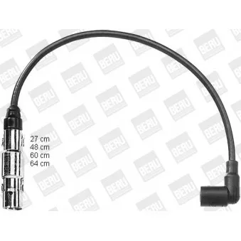 Kit de câbles d'allumage BERU PRO1117
