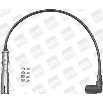 Kit de câbles d'allumage BERU PRO1224