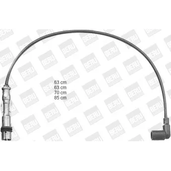 Kit de câbles d'allumage BERU PRO1255
