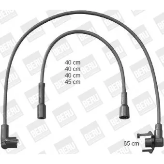 Kit de câbles d'allumage BERU PRO1391