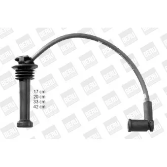 Kit de câbles d'allumage BERU PRO1549
