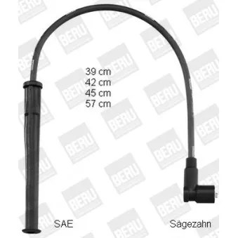 Kit de câbles d'allumage BERU PRO1602