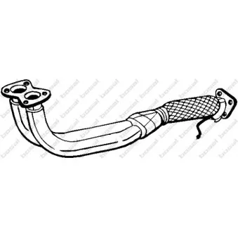 Tuyau d'échappement BOSAL 823-823