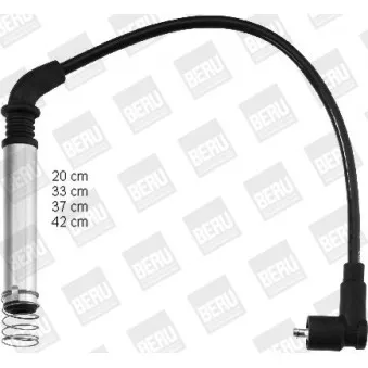 Kit de câbles d'allumage BERU PRO1633