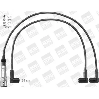 Kit de câbles d'allumage BERU PRO716