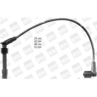 Kit de câbles d'allumage BERU PRO725