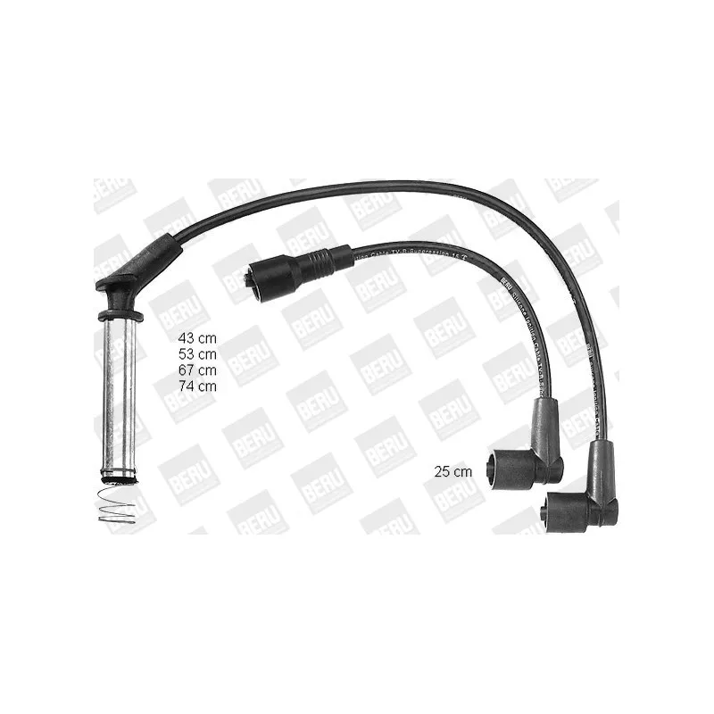 Kit de câbles d'allumage BERU PRO726
