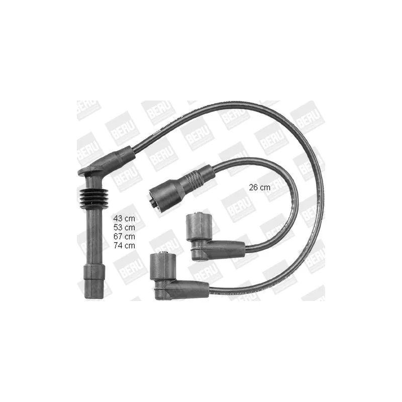 Kit de câbles d'allumage BERU PRO727