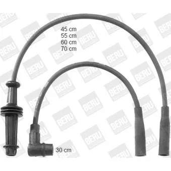 Kit de câbles d'allumage BERU PRO756