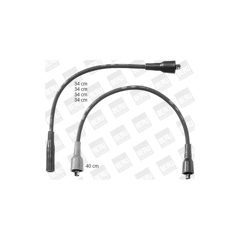 Kit de câbles d'allumage BERU PRO757