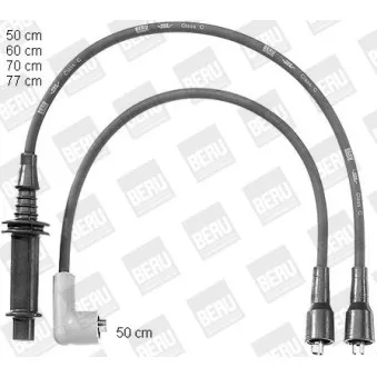 Kit de câbles d'allumage BERU PRO763