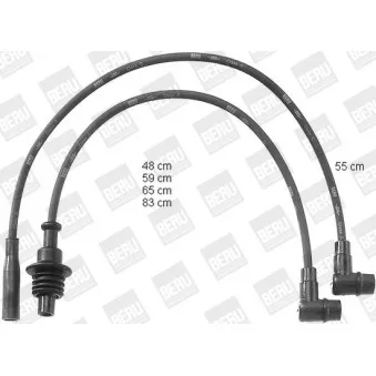 Kit de câbles d'allumage BERU PRO790