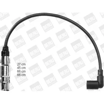 Kit de câbles d'allumage BERU PRO989