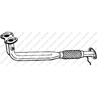 Tuyau d'échappement BOSAL 823-833