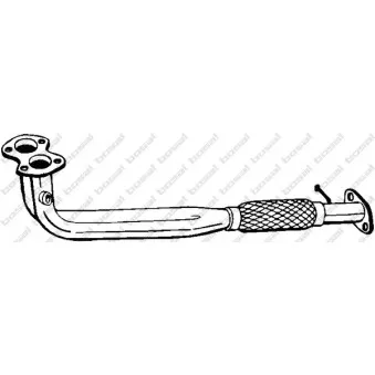 Tuyau d'échappement BOSAL 823-835