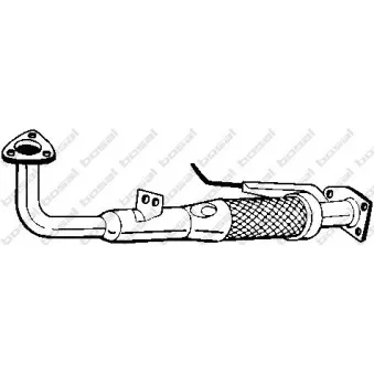 Tuyau d'échappement BOSAL 823-853
