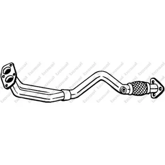 Tuyau d'échappement BOSAL 823-859