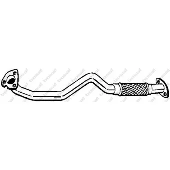 Tuyau d'échappement BOSAL 823-861