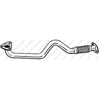 Tuyau d'échappement BOSAL 823-863