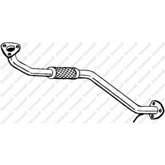 Tuyau d'échappement BOSAL 823-869