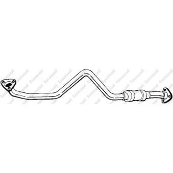 Tuyau d'échappement BOSAL 823-877