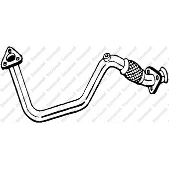 Tuyau d'échappement BOSAL 823-891