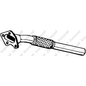 Tuyau d'échappement BOSAL 823-897