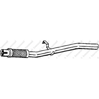 Tuyau d'échappement BOSAL 825-325