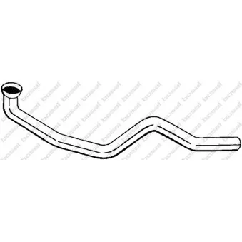 Tuyau d'échappement BOSAL 825-677