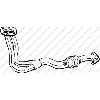 Tuyau d'échappement BOSAL 827-227
