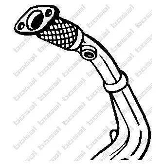 Tuyau d'échappement BOSAL 827-357