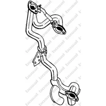 Tuyau d'échappement BOSAL 827-445