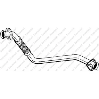 Tuyau d'échappement BOSAL 827-851