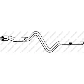 Tuyau d'échappement BOSAL 831-269
