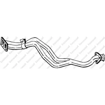 Tuyau d'échappement BOSAL 832-275