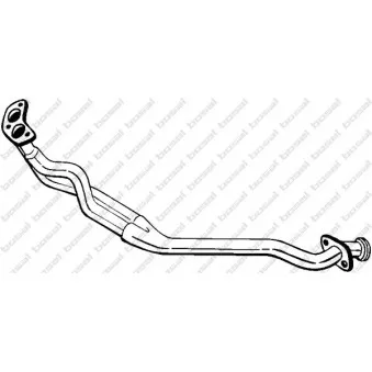 Tuyau d'échappement BOSAL 832-725