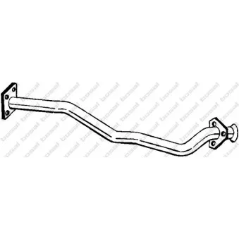 Tuyau d'échappement BOSAL 832-931