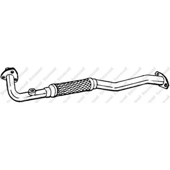 Tuyau d'échappement BOSAL 833-011