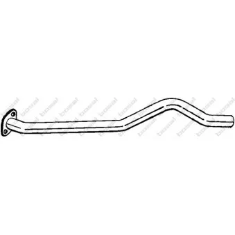 Tuyau d'échappement BOSAL 834-013