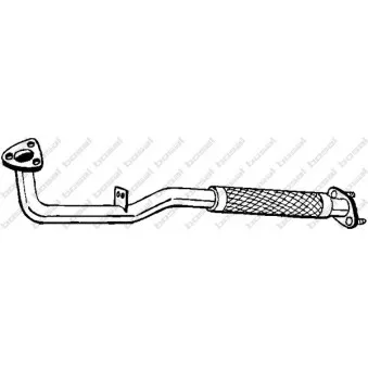 Tuyau d'échappement BOSAL 834-219