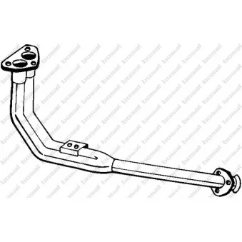 Tuyau d'échappement BOSAL 834-845