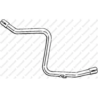 Tuyau d'échappement BOSAL 834-925