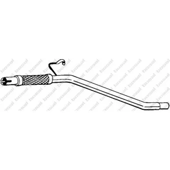 Tuyau d'échappement BOSAL 835-179