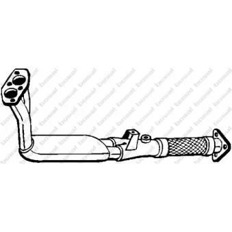 Tuyau d'échappement BOSAL 835-277