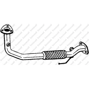 Tuyau d'échappement BOSAL 836-257