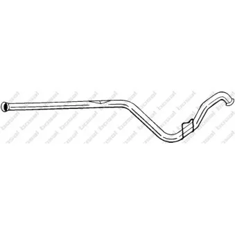 Tuyau d'échappement BOSAL 837-509
