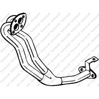 Tuyau d'échappement BOSAL 839-315